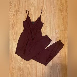 Burgundy Spiritual Gangster Jumpsuit - Size XS